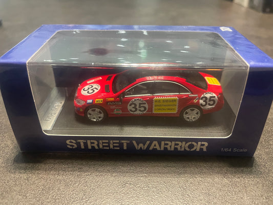 STREET WARRIOR SW - 1/64 Mercedes-Benz S-Class S600L W221 Red Pig  diecast model car