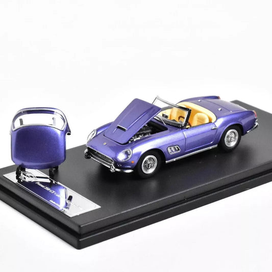 KING MODEL - 1/64 Ferrari 250GT 1960 Diecast Car Model - Purple - MODEL CARS UKMODEL CAR#INNO64##TARMAC##diecast_model#