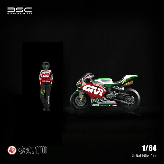 MoreArt - 1/64 BSC Castrol Motorcycle Doll Set - MODEL CARS UKFIGURE#INNO64##TARMAC##diecast_model#